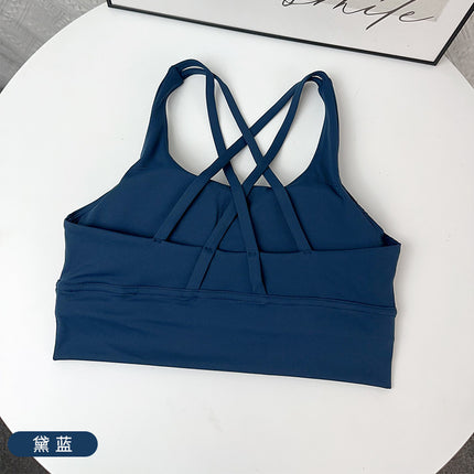 Yoga clothing suit two-piece yoga bra back sports underwear high waist hip yoga pants running suit