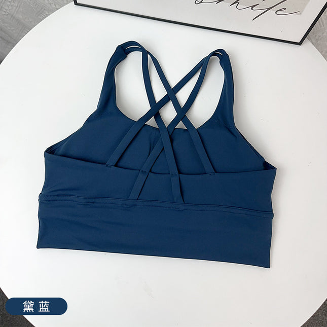 Yoga clothing suit two-piece yoga bra back sports underwear high waist hip yoga pants running suit