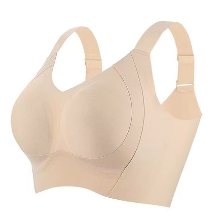plus size Adjustable Upper-support Underwear Anti-sagging Large Chest Small Bra Full Cup Non-marking Comfortable Bra