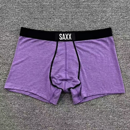 SAXX Underwear Men's Boxers Pocket with Net Pocket No Front Opening Underwear Breathable Comfortable Soft Slim-Fit Shorts