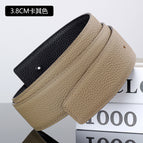 3.8 black/khakis (double-sided litchi pattern car line) / 105cm