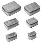 A set of shandong silk gray compression bags