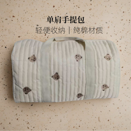 Embroidered Large-Capacity Portable Travel Bag, Casual Travel Handbag, Simple and Lightweight Cross-Body Maternity Bag Wholesale