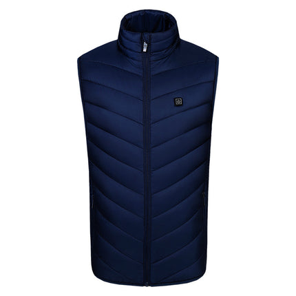 New (single control area 9, double control area 9) intelligent constant temperature carbon braze heating vest S-6XL