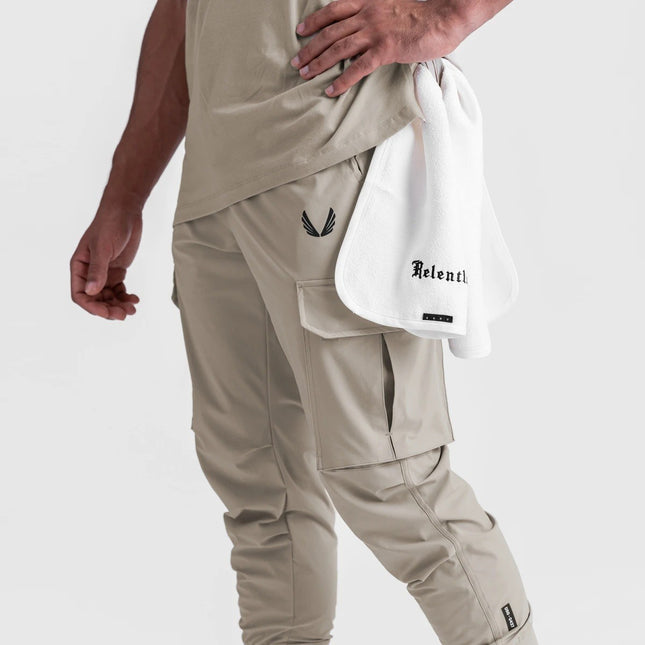 Summer Ice Silk Men's Long Pants, Thin Quick-Dry Pants, Loose Versatile Sports Pants, Breathable Casual Fashion Pants for Men