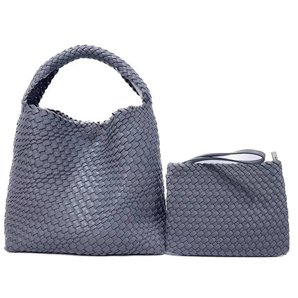 PU Woven Tote Bag / Sac Tressé PU