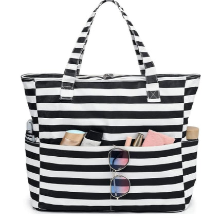 Feihong Cross-Border Large-Capacity Beach Bag Amazon New Travel Storage Bag Portable Printed High-Value Storage Bag