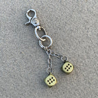 Ch buckle + ring 18mm + double copper dice