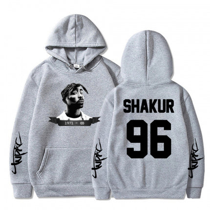 [Cross Border Code] Rapper 2pac Tupac Shakur 96 felpa Hoodie