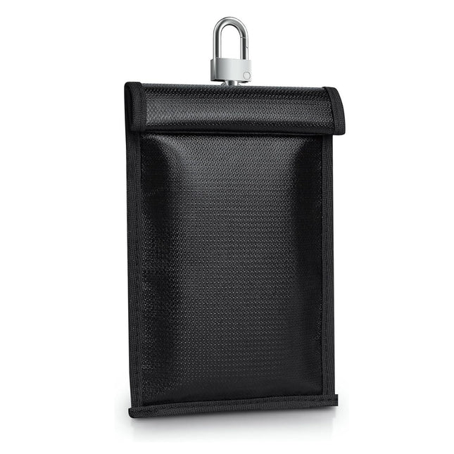 2024 new product in stock car key signal mobile phone shielding bag waterproof fireproof anti-theft flame retardant key bag RFID