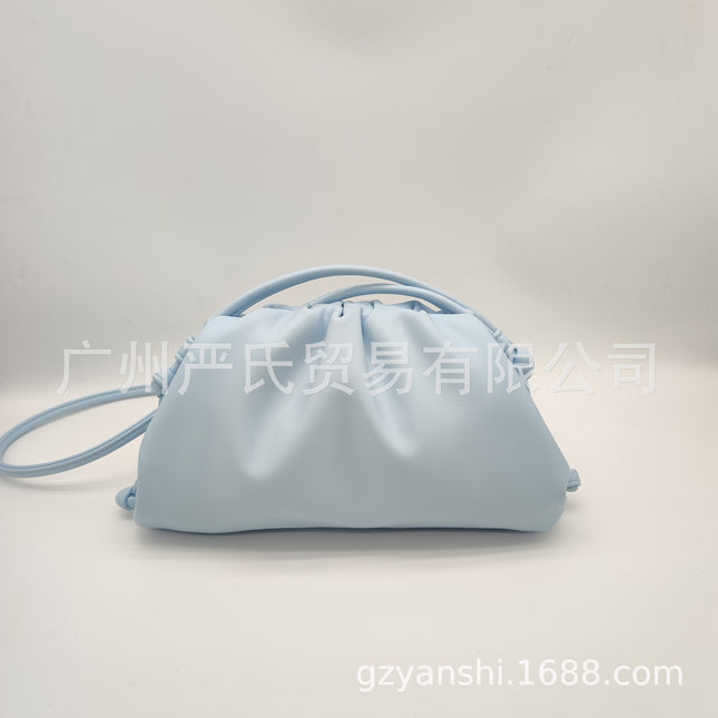 2022 New Cloud Bag Cross-border Women's Bag Pleated Dumpling Bag Autumn and Winter Fashion Shoulder Crossbody Bag Handbag Women's Bag