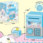 Jade dog blue piggy bank / 7.9*8*11.5cm