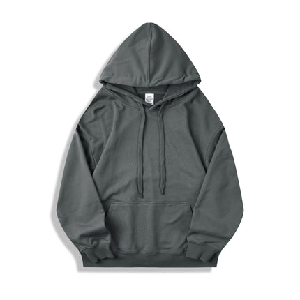 350g Hooded Sweatshirt for Men and Women, Spring & Fall Hooded Pullover Top, Loose Couple Outwear, Casual Pure Cotton, Printable