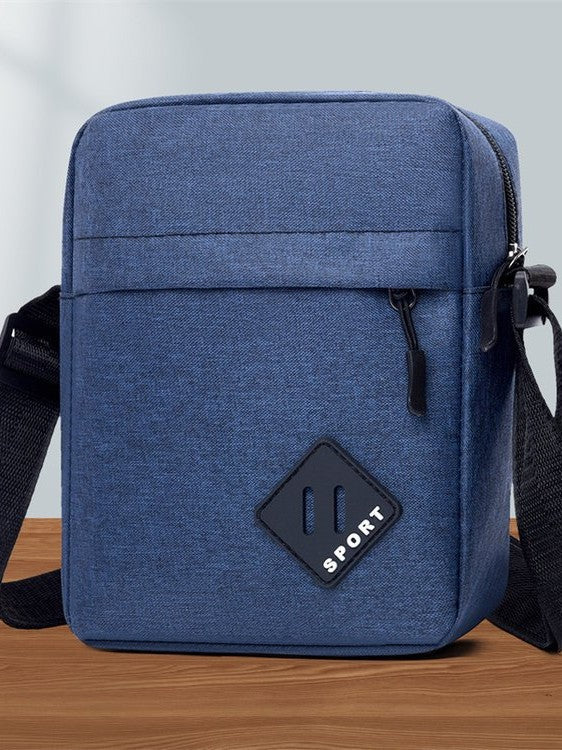 Wholesale Cheap Men's and Women's Shoulder Bag Horizontal and Vertical Small Square Bag Fashionable Simple Walking Crossbody Mobile Phone Coin Wallet