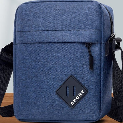 Wholesale Cheap Men's and Women's Shoulder Bag Horizontal and Vertical Small Square Bag Fashionable Simple Walking Crossbody Mobile Phone Coin Wallet