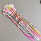 Shiny flower sequins claw clip six pack