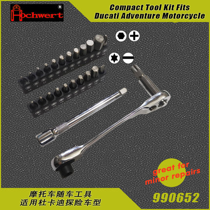 Car Tool Adventure Motorcycle Emergency Repair Tool Suitable for Ducati Adventure Compact Set Tool