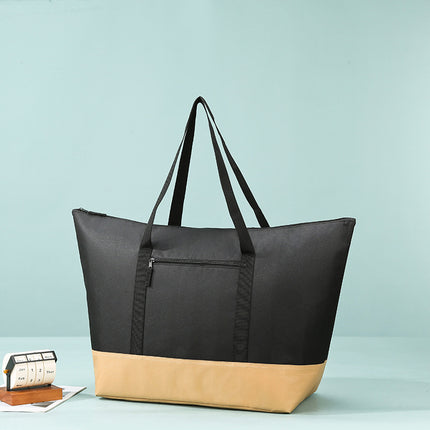 Cross-Border Wholesale of Large-Capacity Oxford Cloth Insulated Bags for Carrying Lunch Boxes to Work, Outdoor Ice Packs, and Portable Bags