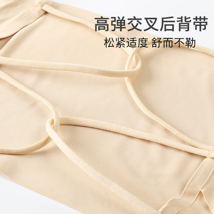 Summer One-Piece Strapless Seamless Bandeau with Large Backless Design, Sexy Chest Wrap, Anti-Exposure, Beautiful Back Bra, Invisible Underwear