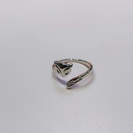 s925 sterling silver plated ring Women's wholesale niche women's high-end sense ins style simple ring light luxury retro ring wholesale