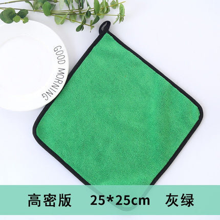 Customized Logo Gym Cleaning Company Hot-Stamped Promotional Glass Cleaning Towels for Interior Surfaces Without Leaving Marks, Advertising Gift Towels