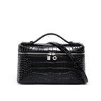 Black-crocodile pattern / Bag (single bag)