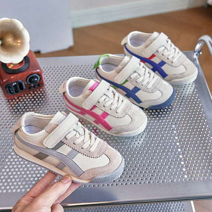 Children's Genuine Leather Forrest Gump Shoes Korean Style Boys' Casual Shoes Spring & Fall Korean Style Foreign Style Yellow Girls' Leather Panel Shoes