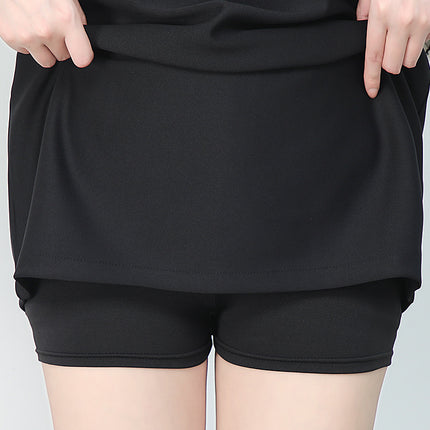 A-Line Skirt with Pockets, High-Waisted Pencil Skirt, Professional Commuting Black Stretchy Short Pencil Skirt, Slimming for Commuting