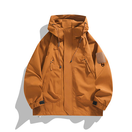 Couple's Charge Clothes Men's Zipper Autumn Windproof Waterproof Mountaineering Suit Fashionable Jacket Outdoor Cover