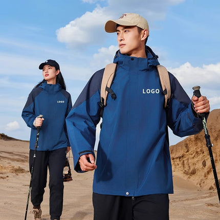 Charge Clothes Custom Printed logo Long Sleeve Tooling Hiking Camping Outdoor Windproof Waterproof Team Work Clothes Jacket