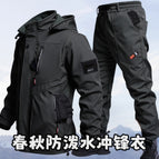 968 spring and autumn water-repellent suit [black] / 165