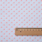 Fabric width 1.6m x 1.0m price / White background jade dots