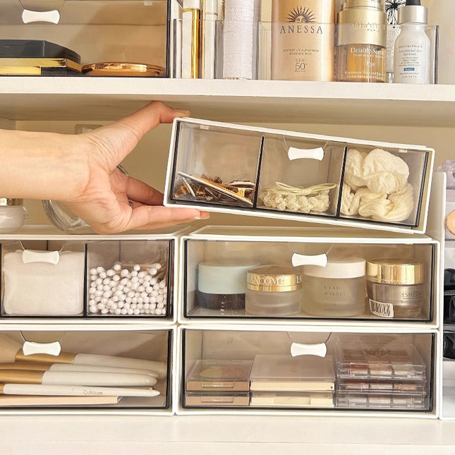Mirror Cabinet Storage Box Drawer Cosmetic Mask Lipstick Storage Rack Desktop Toilet Bathroom Washstand Fit Box