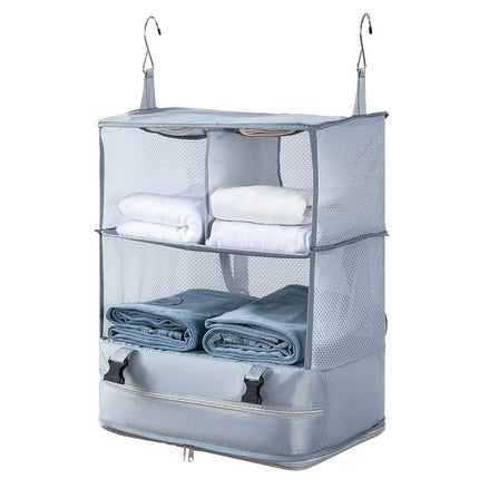 Amazon Outdoor Storage Travel Organizer Hanging Bag Suitcase Multifunctional Wardrobe Hanging Clothes Storage Bag