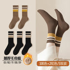 Light tide warm [3 black 2 camel] 5 pairs / [free size 35-40] foot thickening