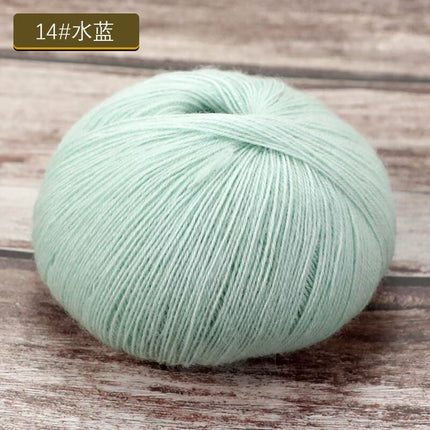 Manufacturer Wholesale 238 Wool Thread Hand-Knitted Shawl Hat Baby Wool Fluffy Wool Thread Ball 50g