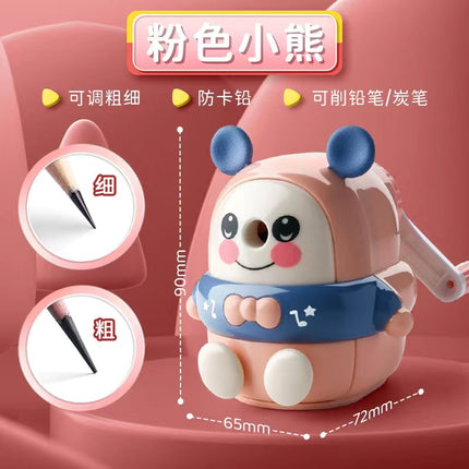 Dingbang cartoon pencil sharpener roll pen hand-cranked primary school children's kindergarten automatic Pen pencil sharpener machine