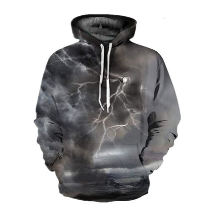 Cross-Border European and American Amazon Men's Animal Scorpion Pullover 3D Digital Printing Hoodie Long-Sleeved Jacket Sweatshirt