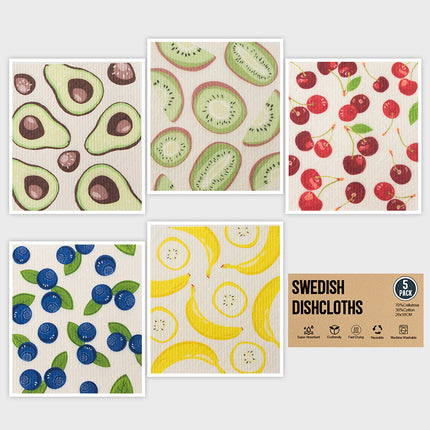 Kitchen Sponge Dishcloth Wholesale Multifunctional Water-Absorbing and Oil-Removing Scouring Pad Non-Woven Fabric German Wood Pulp Cotton Rag