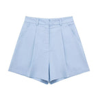 sky blue shorts / XS