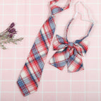 JK024 rouge blue (tie collar flower)