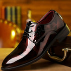 Formal leather shoes [2099 red style] / 39