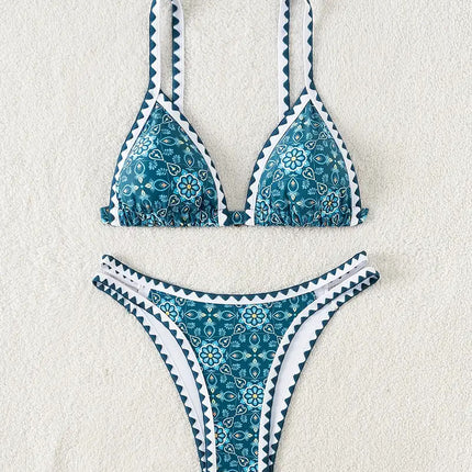 Yiyou Bikini 2025 New Foreign Trade Cross-Border Bikini Swimsuit Printed Split Women's Swimsuit Swimsuit