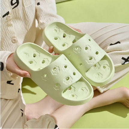 2507 a generation of summer cat claw hollow slippers home indoor leaking bathroom mop factory wholesale cross-border