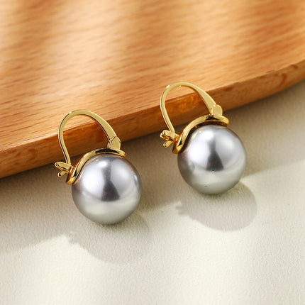Qingdao Jewelry Pearl Earrings Female Niche Design Elegant Temperament All-match Earrings Ins Simple Fashion Earrings