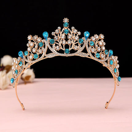 Bridal Crown Headwear 2024 Eighteen Years Old Adult Ceremony Princess Best Friend Gift Birthday Internet Celebrating Rhinestone Crown