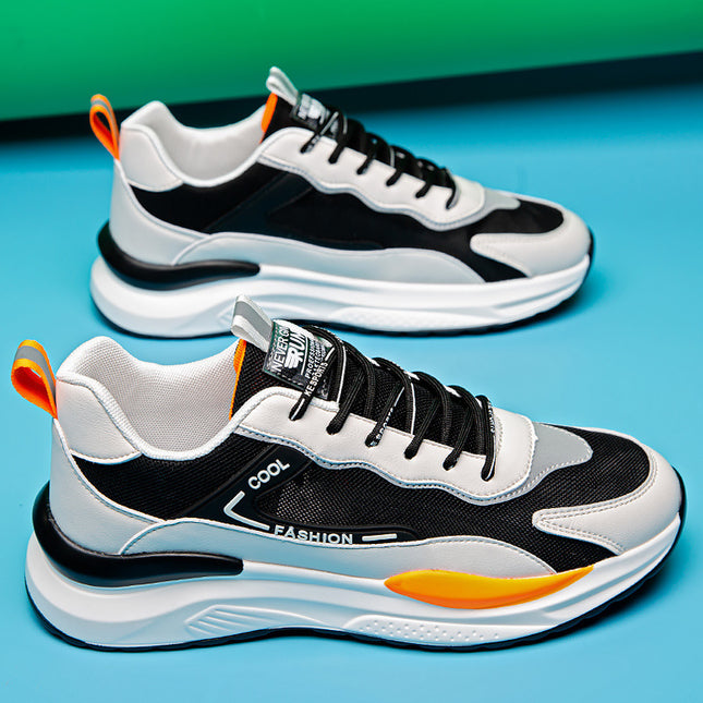 22005 New Summer Student Breathable Men's Shoes Trendyy Mesh Versatile Sports Shoes Running Lightweight Deodorant Shoes