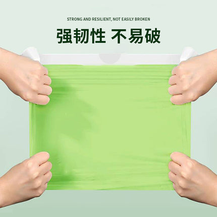 wormwood fragrance garbage bag automatic closing deodorant drawstring garbage bag thickened household kitchen plastic bag can be used for hair