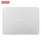 29x23x0.35cm / White