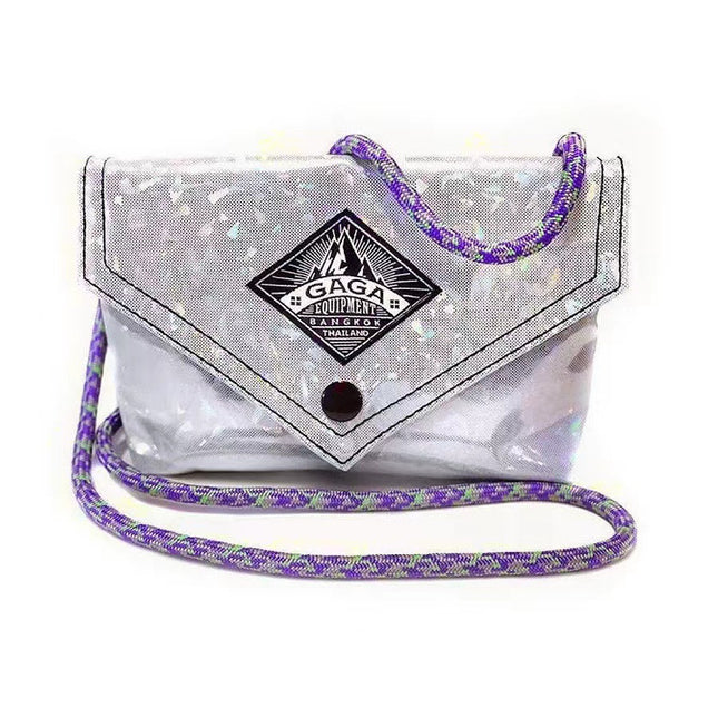 Thailand GAGA bag MINI BAG messenger bag small bag women's chic high-end versatile laser small square bag wholesale